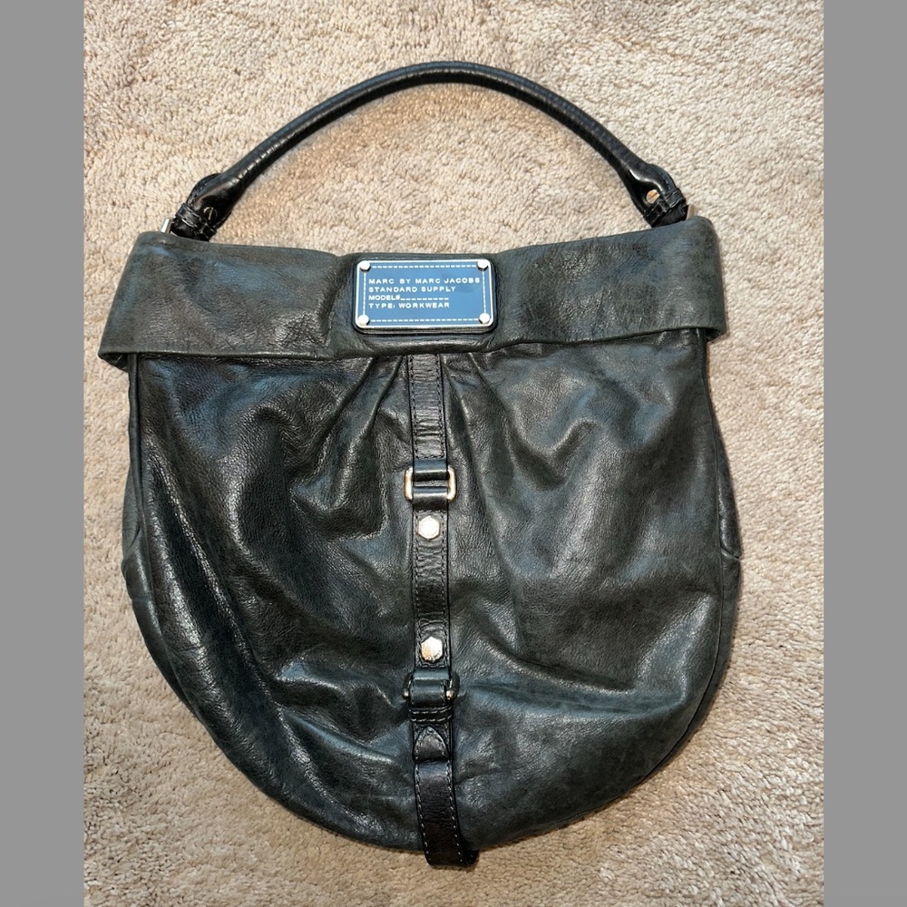 Marc by Marc Jacobs Standard Supply Black Leather Hobo Bag